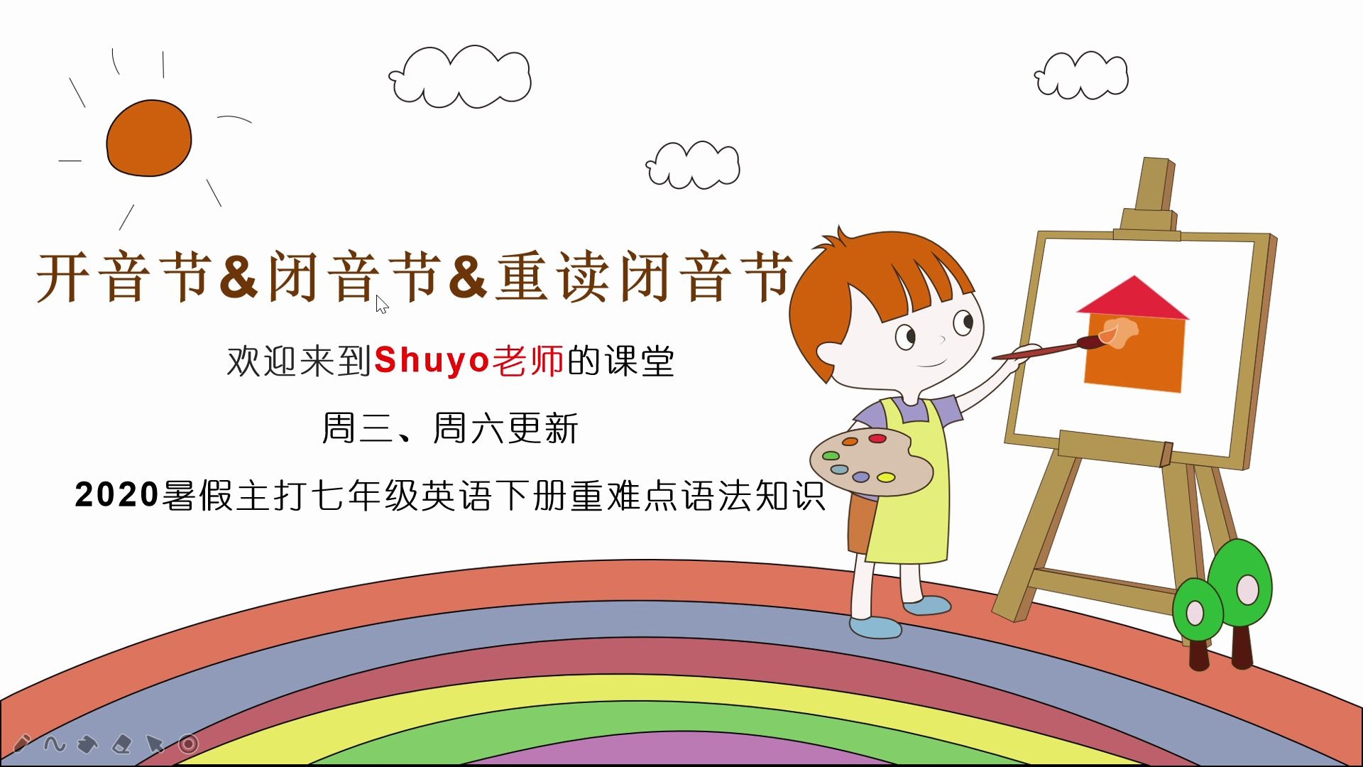 【开音节/闭音节/重读闭音节】和Shuyo老师一起来学习吧!哔哩哔哩bilibili