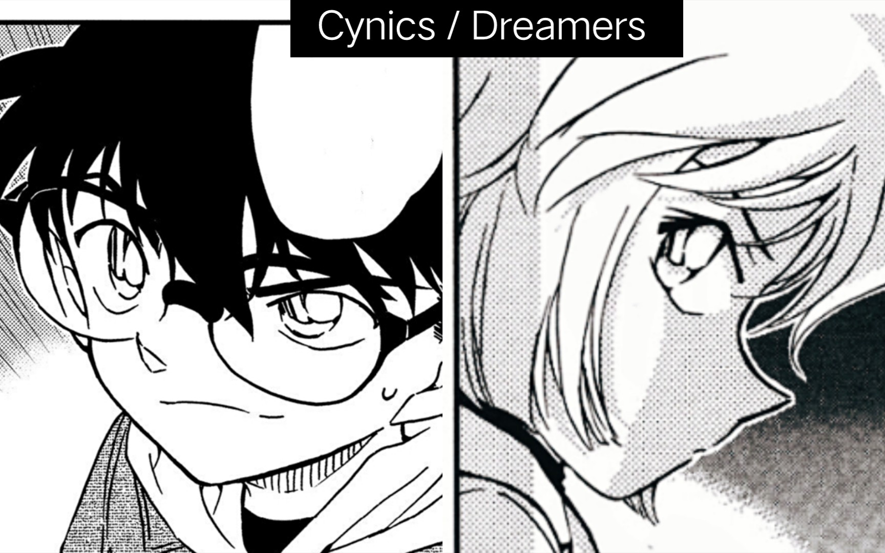 柯哀灰原哀漫画混剪她眼睛里充满了深蓝色的海洋