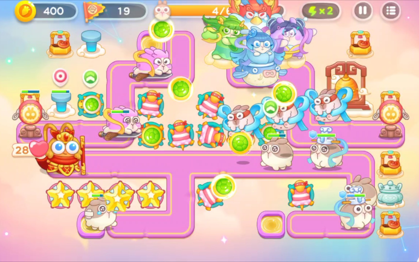 保卫萝卜4周赛6月11日轻伤77令旗通关