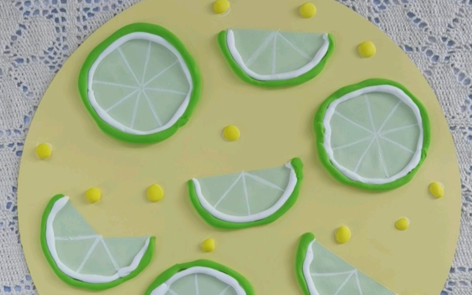 酸甜柠檬—轻粘土手工