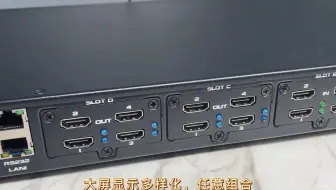 这款就是配置WEB控制功能，自带局域网切换的HDMI矩阵切换器？