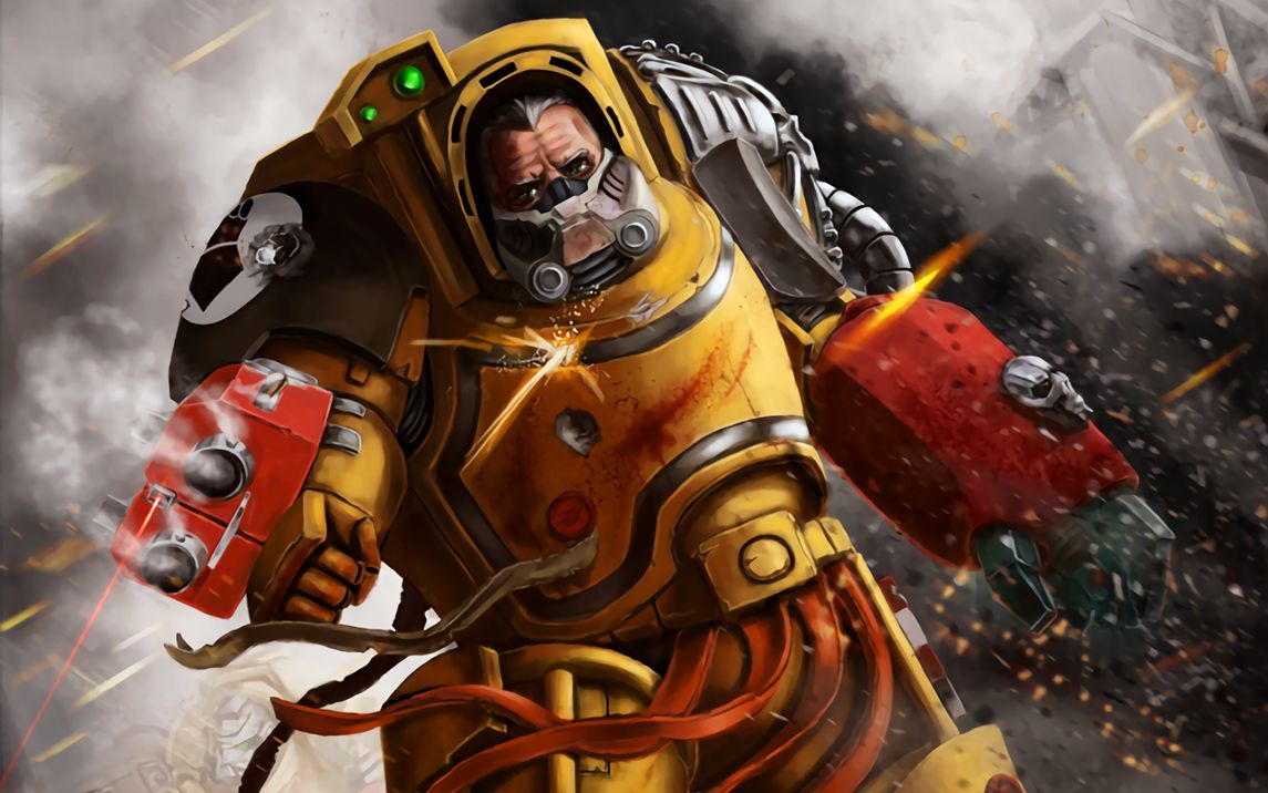 战锤40k帝国之拳武圣动力拳套手撕猎鹰坦克全纪录_哔哩哔哩_bilibili