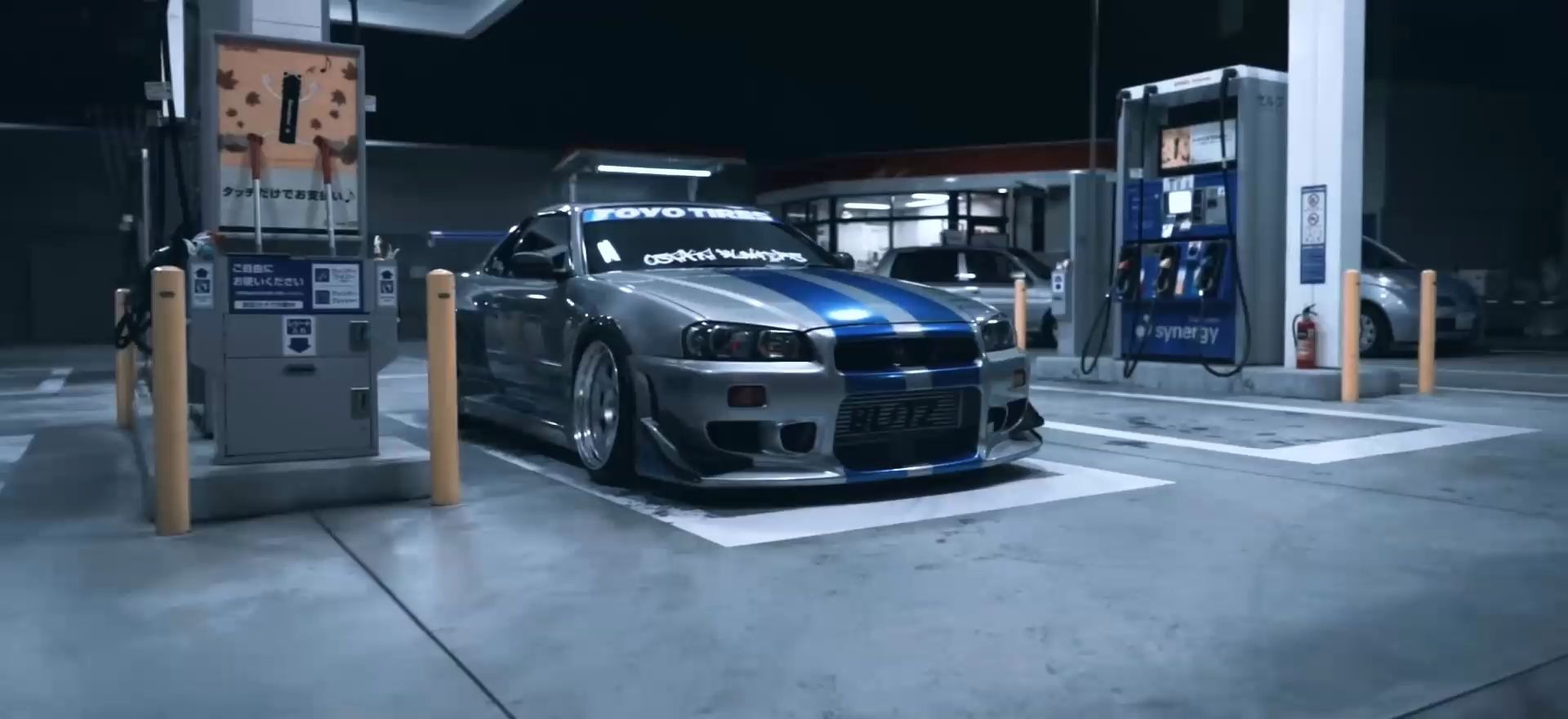 速度与激情中paulwalkersr34致敬保罗沃克