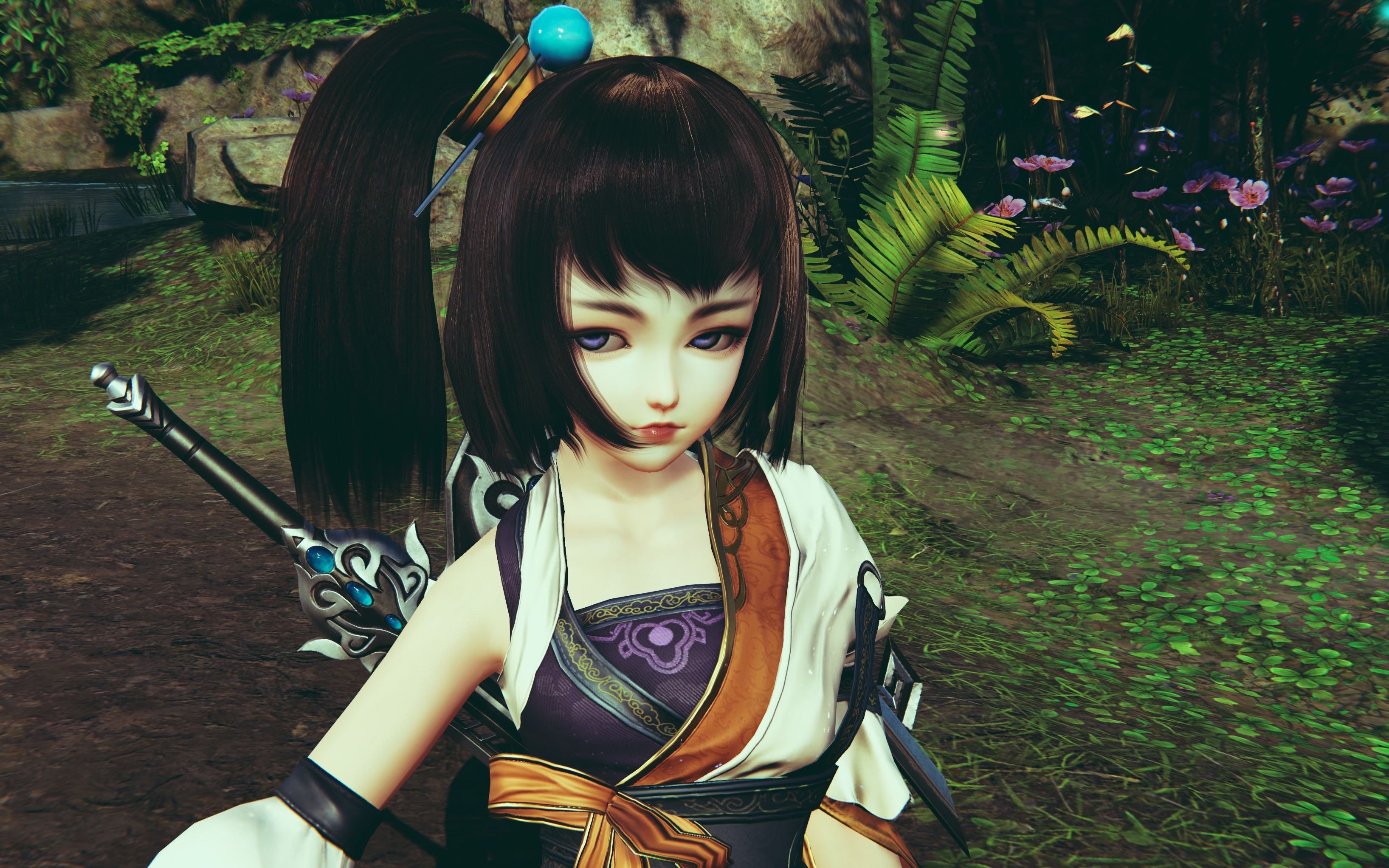 85·剑网3 - 刀萝 - 捏脸教程(全门派系列之霸刀)我,刀萝,超凶!