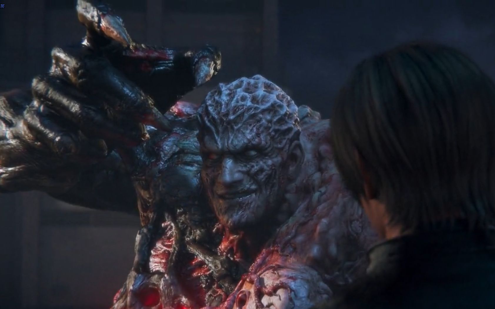 9分钟看完科幻恐怖片生化危机复仇最终boss的武器笑死人了