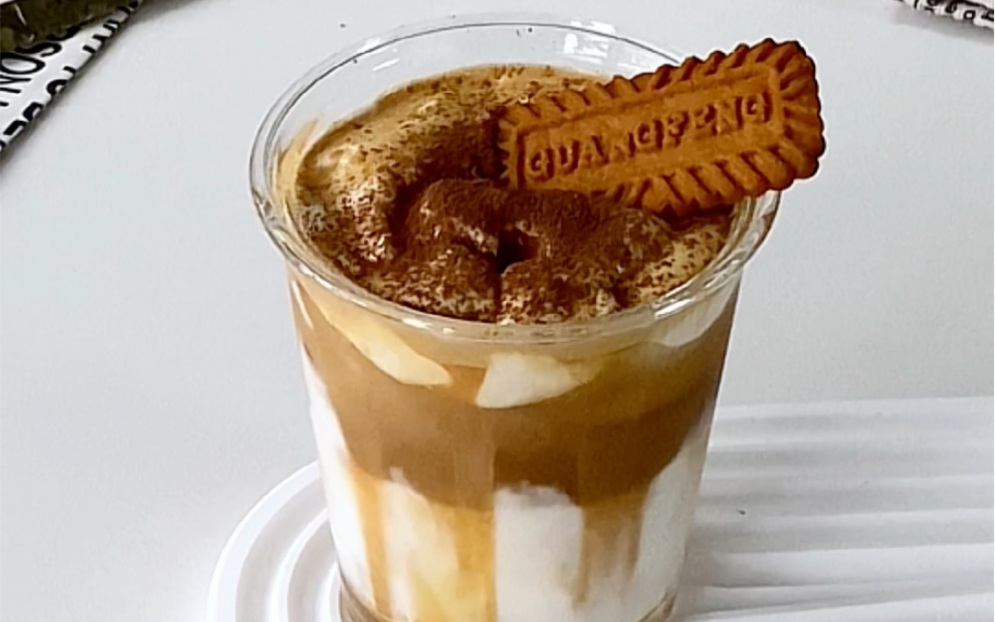 home cafe|海盐焦糖拿铁咖啡