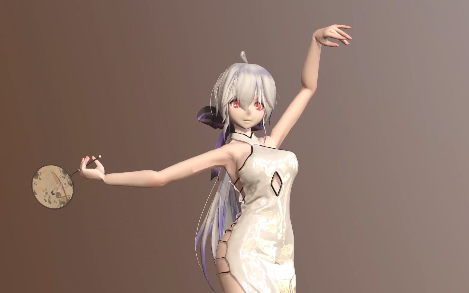 【布料解算】弱音姐姐旗袍,手撩旗袍很丝滑【what is love】