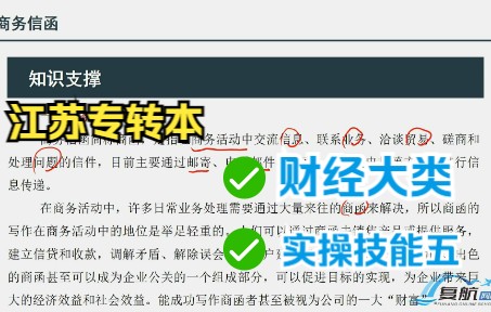 【江苏专转本】财经类基础课程实操技能五《商务文书写作技能》哔哩哔哩bilibili