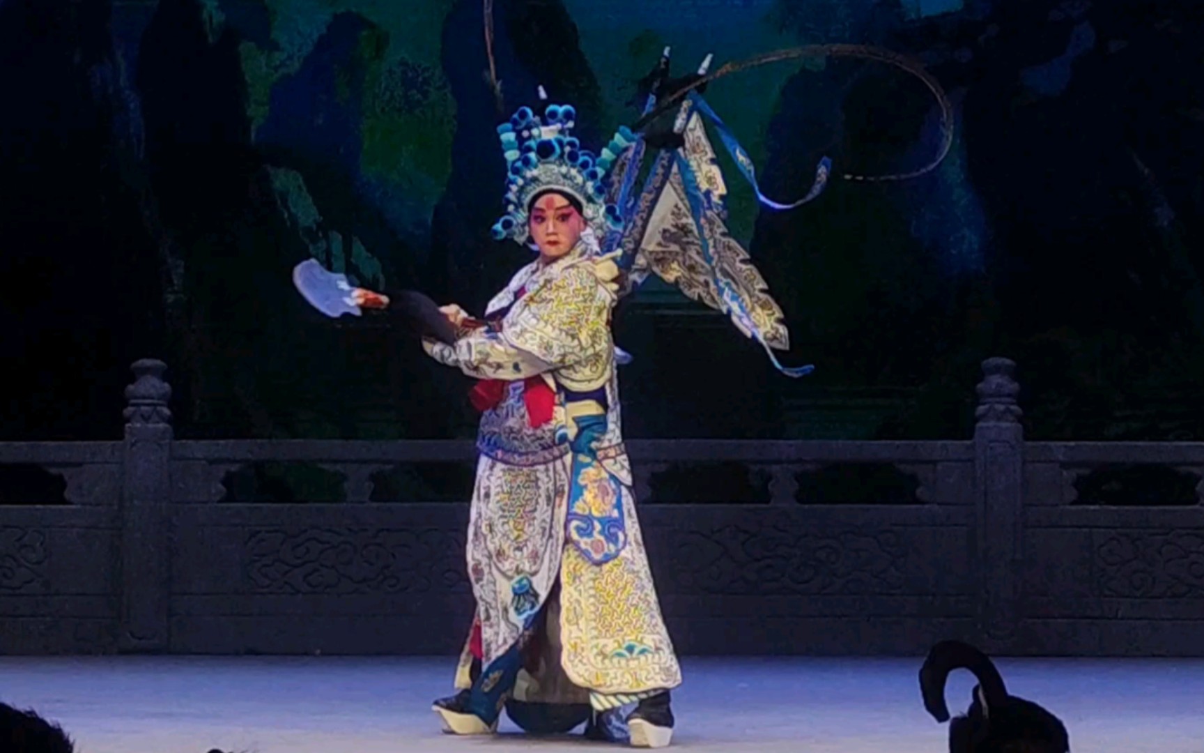 西演青年团秦腔《雁荡山》李宇饰演孟海公