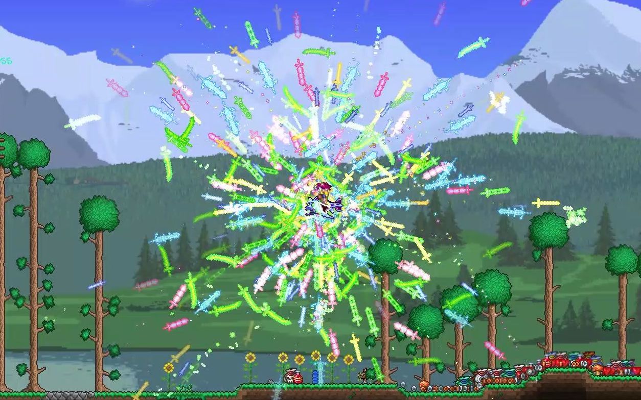 [terraria 用超能力扔出的剑气是什么样的?