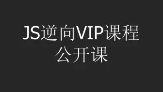 2025全新JS逆向系统教程，VIP课程公开课，学完可接单做项目，Python爬虫超级大神课零基础课