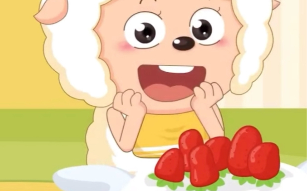 懒羊羊:宝贝在干嘛?快来和我一起吃蛋糕辣!