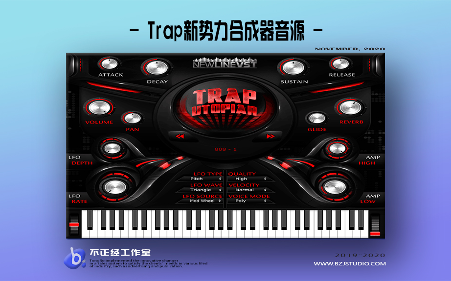 RNB嘻哈Trap编曲用什么音源?音源推荐不好就把我打进医院系列超牛嘻哈合成器音源BigWerks Trap Utopian哔哩哔哩bilibili