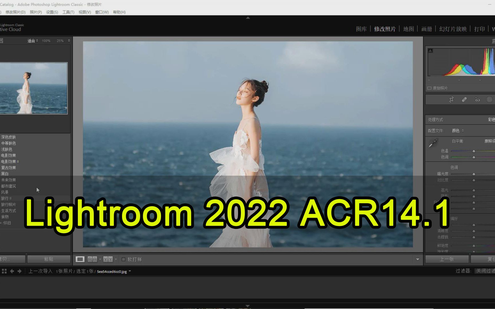 [图]调色必备软件Lightroom 2022 ACR14.1直装版，支持索尼A7M4相机，全新蒙版功能