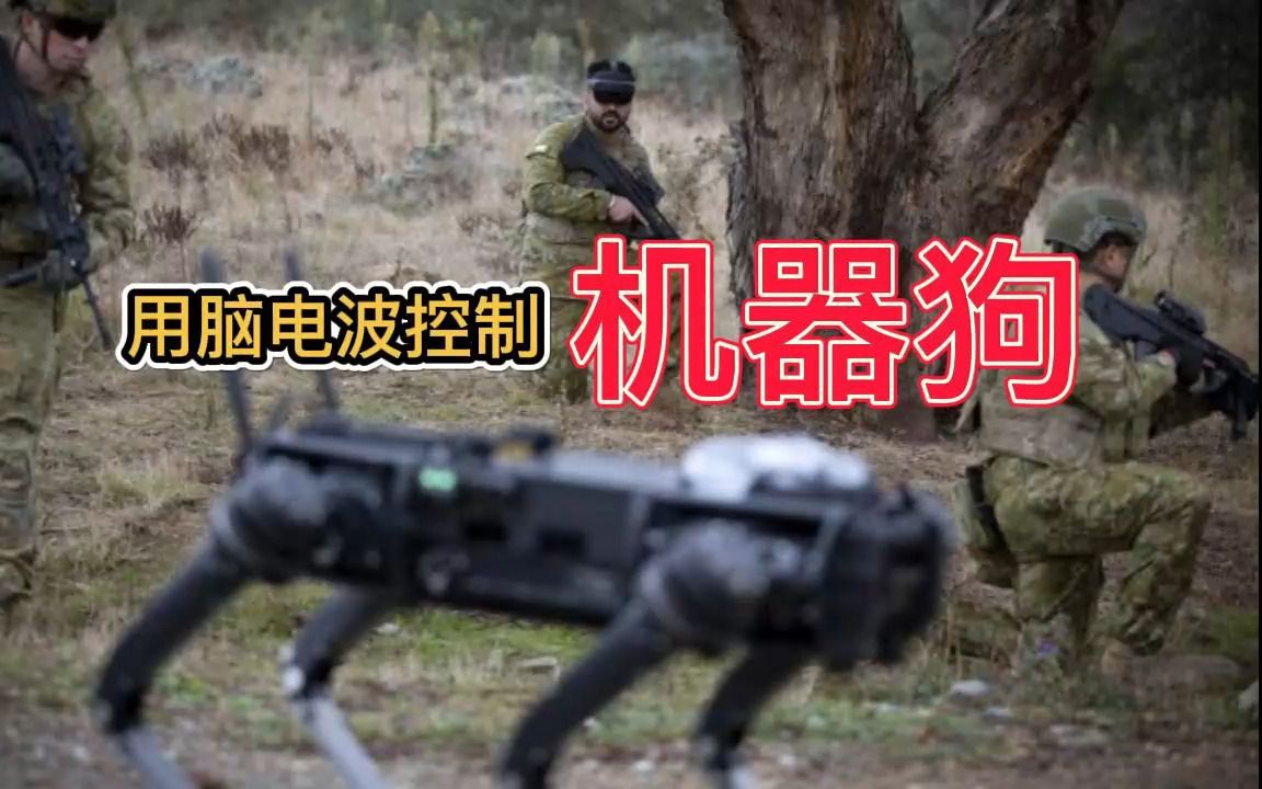 [图]士兵用脑电波控制机器狗执行命令，让士兵在战场中彻底解放双手