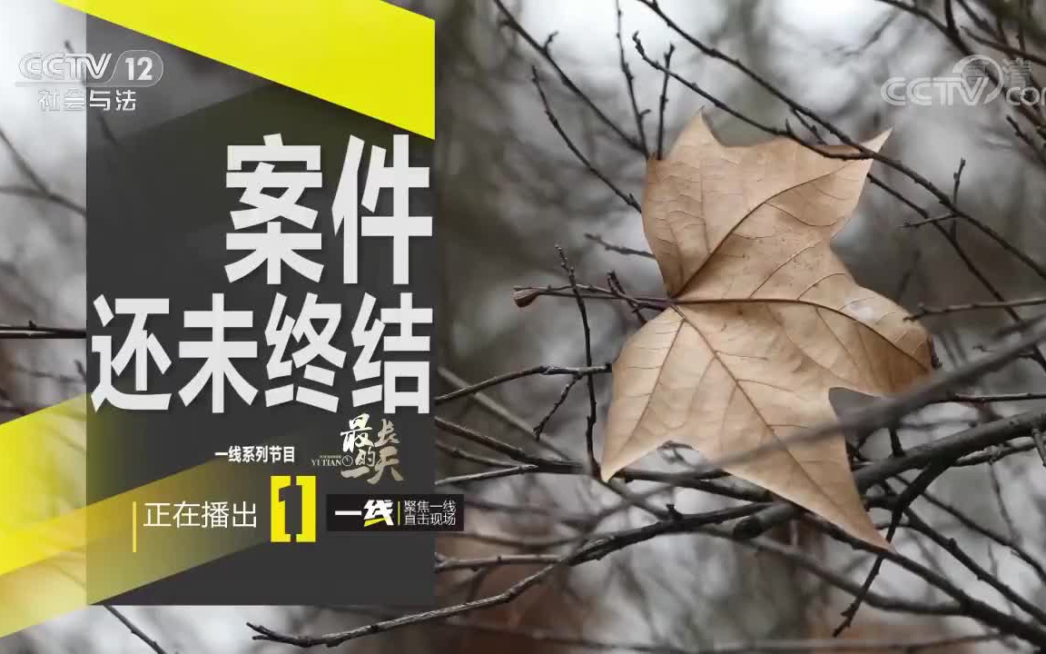 [图]一线20190206最长的一天·案件还未终结