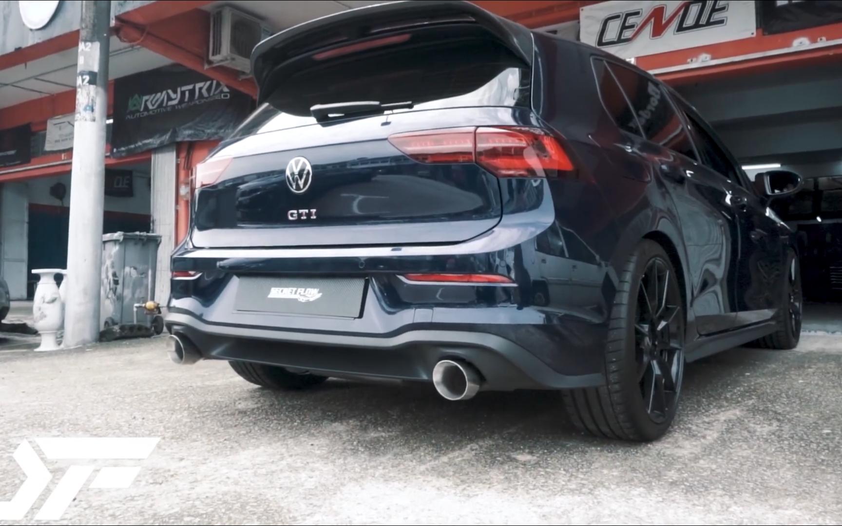 高尔夫gti mk8 改装排气