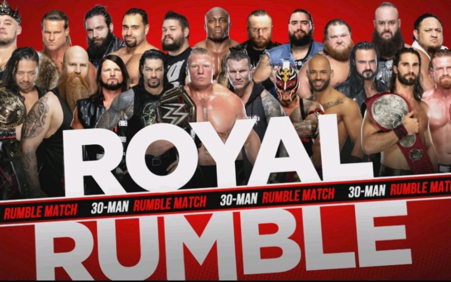 [图]Royal Rumble 2020.01.26 Royal Rumble Match