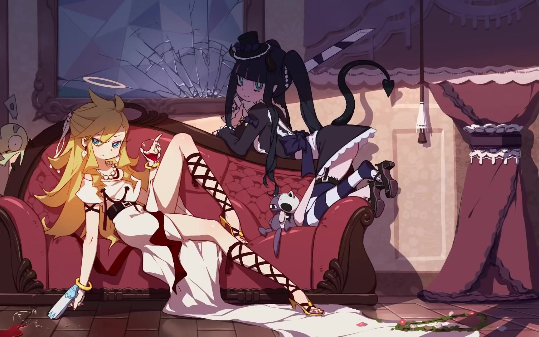 [图]【Panty & Stocking /吊带袜天使】【ED】【作业用】Fallen Angel -弦乐八重奏（4小提琴、2中提琴、大提琴和低音提琴）