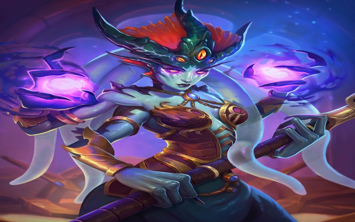 任务娜迦法对德鲁伊_哔哩哔哩bilibili_炉石传说