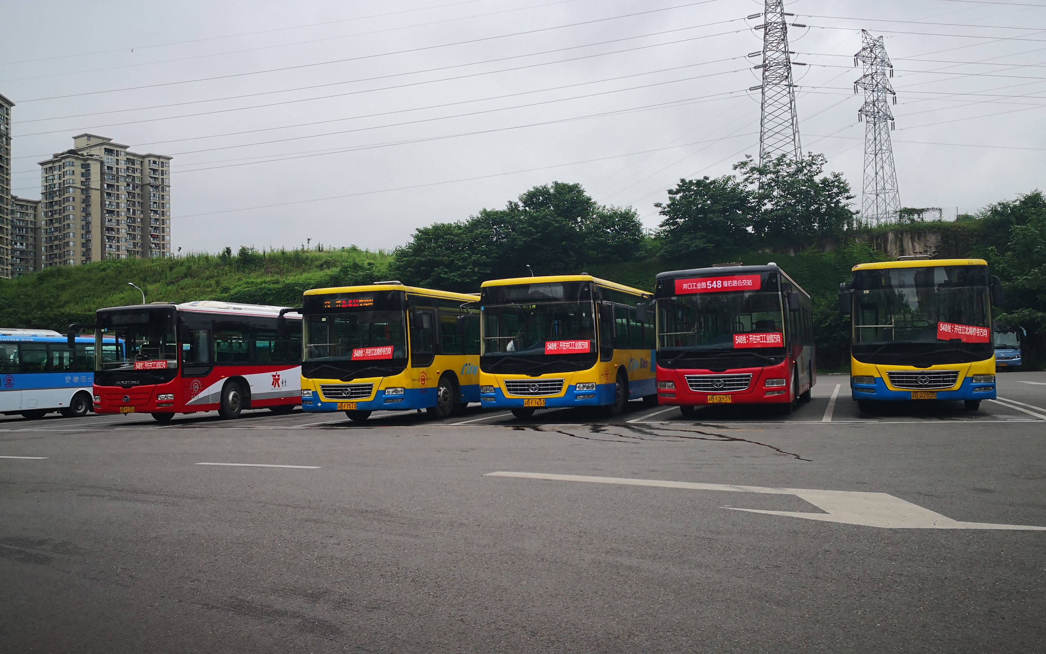 重庆公交 548 全程视角(福佑路公交战场 → 井口工业园)