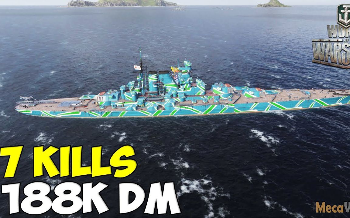 战舰世界~红海军巨舰符拉迪沃斯托克:7杀18万输出