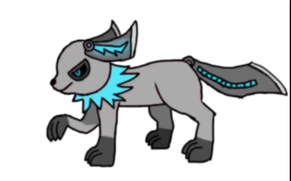 自制伊布新进化形(钢伊布)