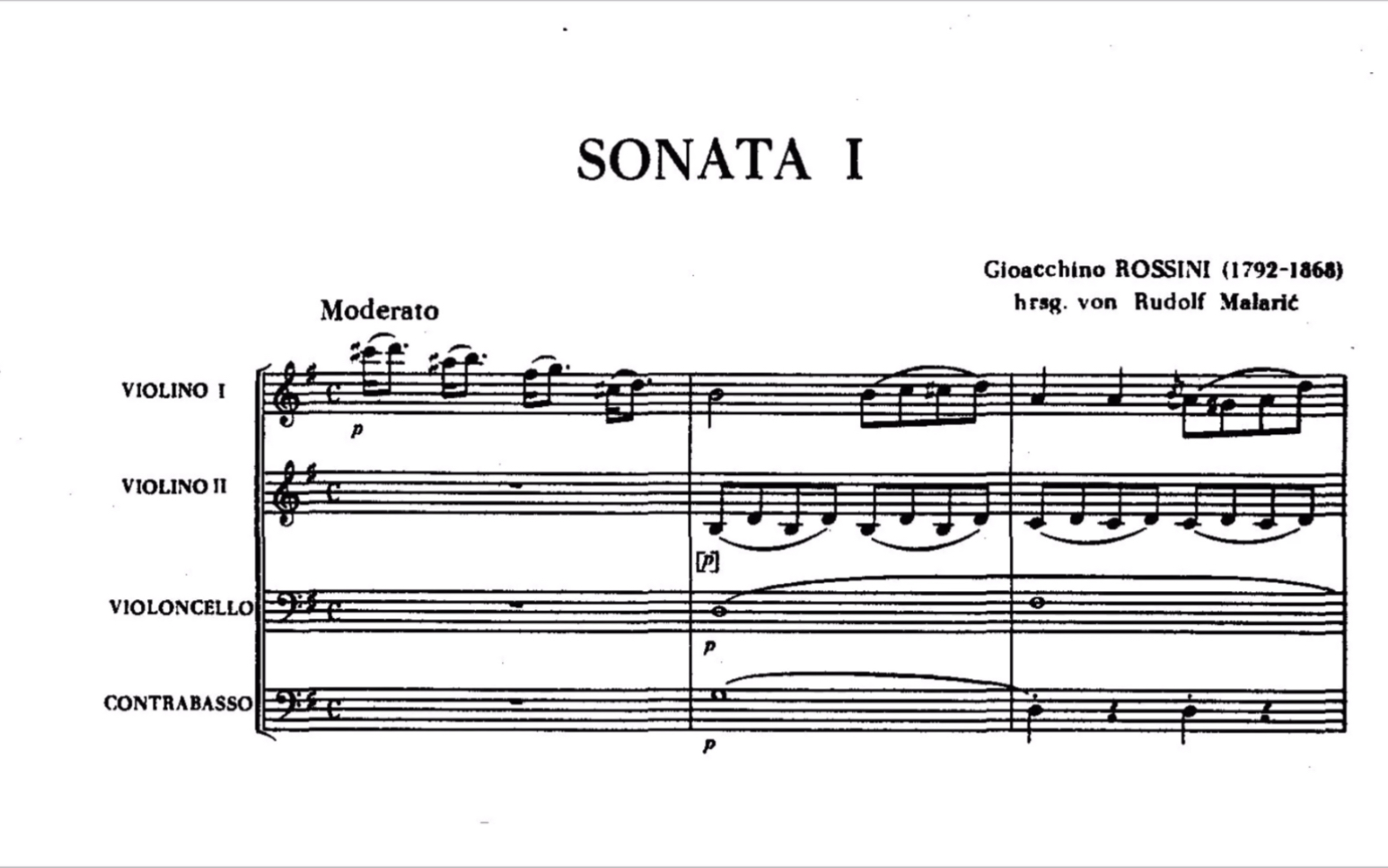 【总谱】罗西尼 gioacchino rossini - 6首弦乐奏鸣曲 6 sonate a