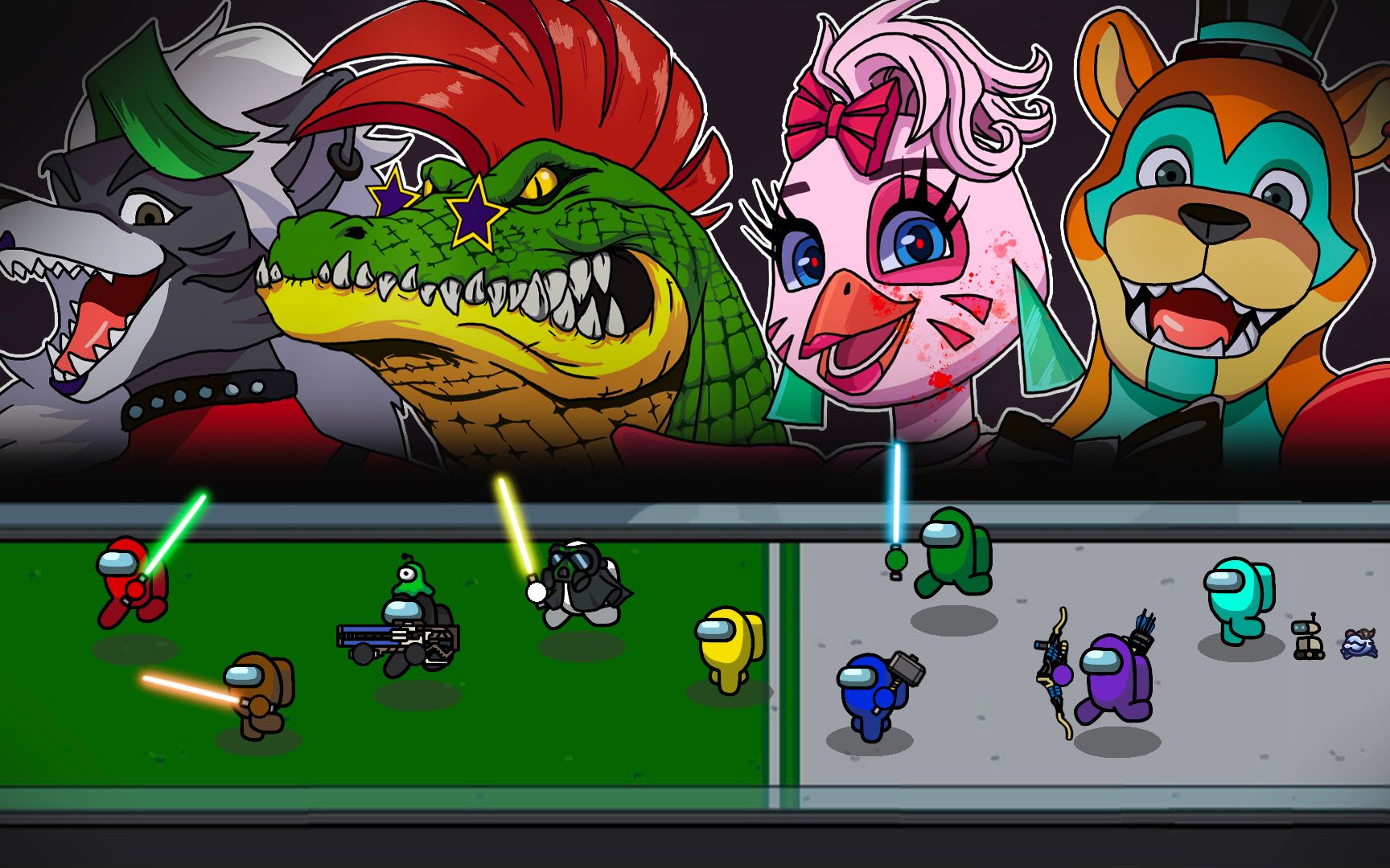 【aca动画】amongus僵尸动画第八季37话9142话合集