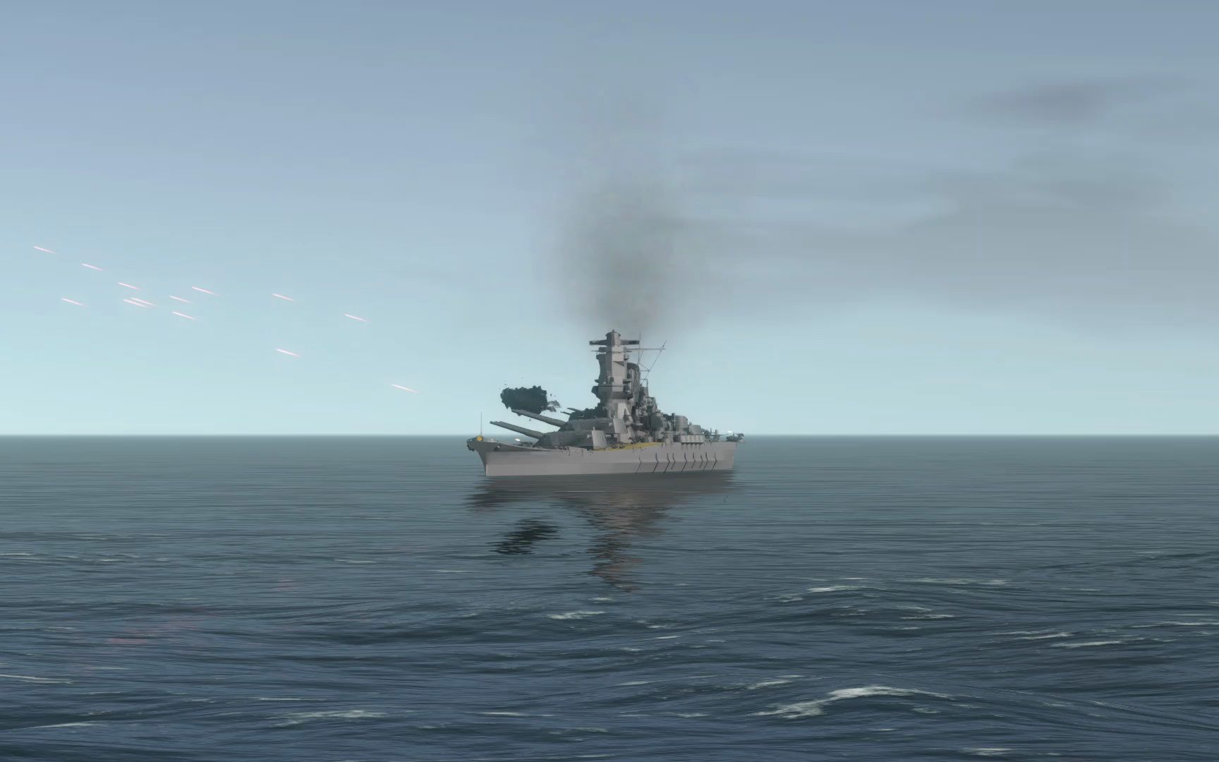 【navalart】换装美式防空的鲸号战列舰