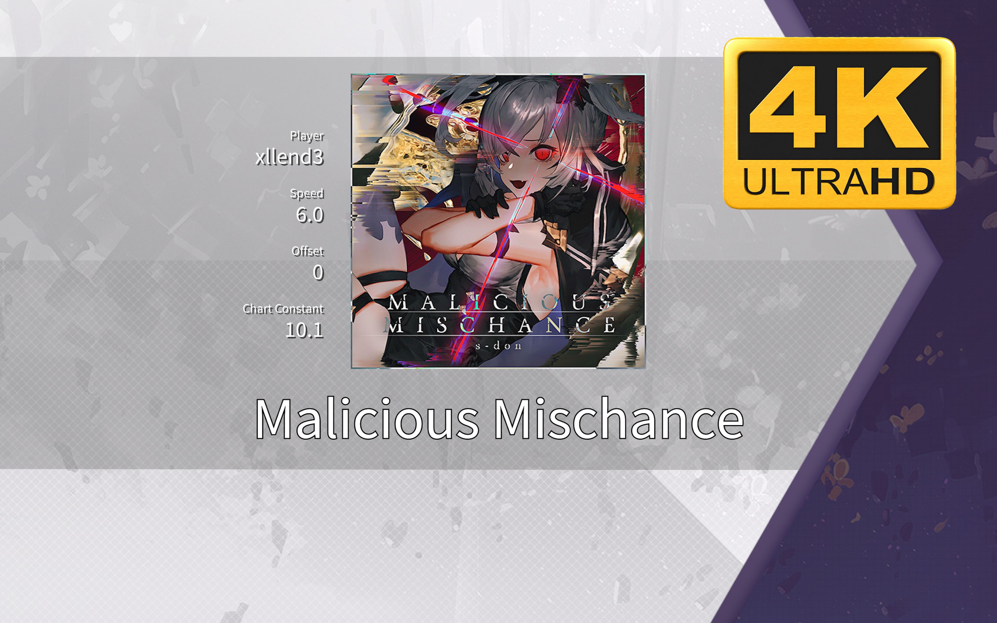 [图]【Arcaea唱打】Malicious Mischance[FTR10]PM