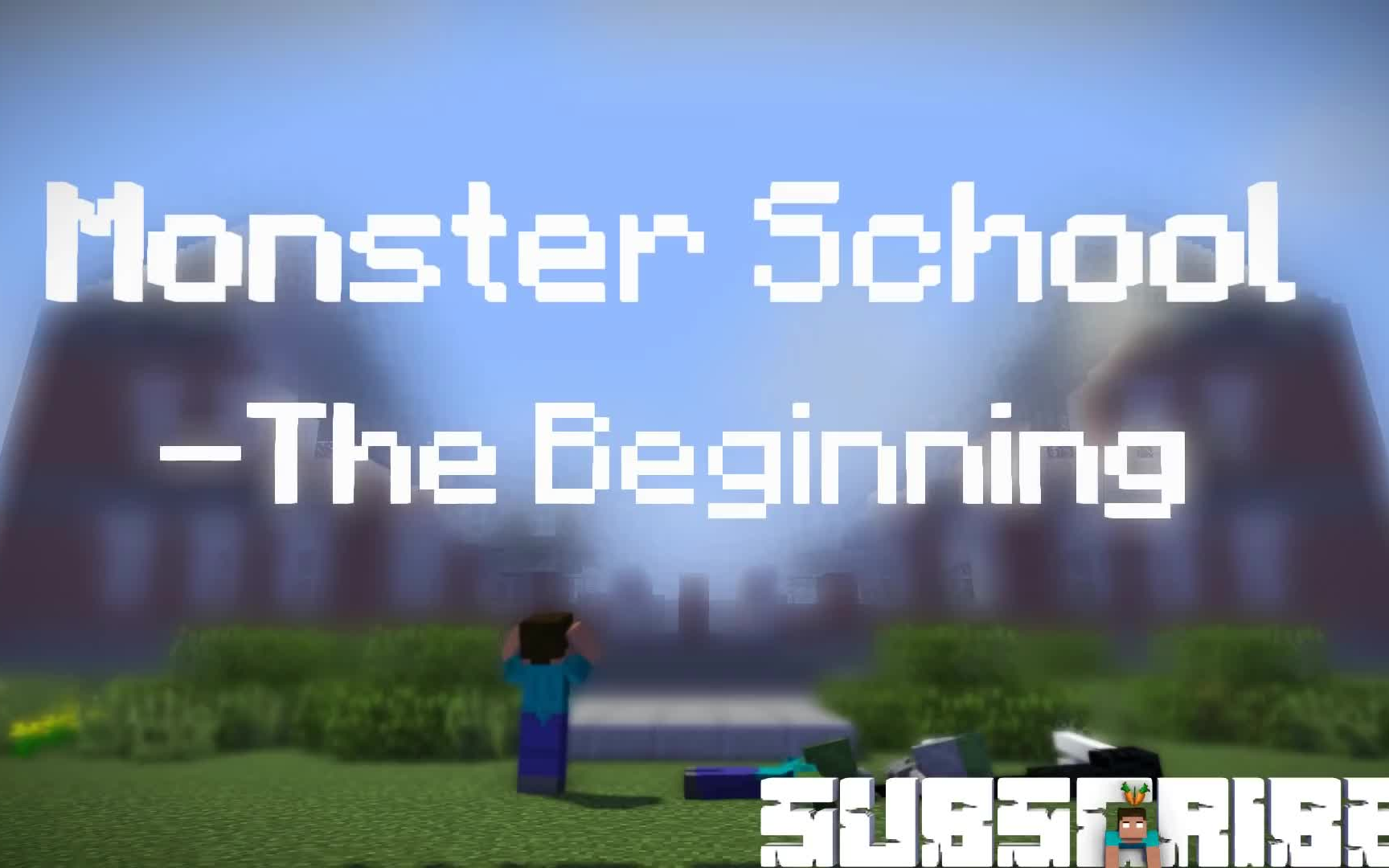 [图]【怪物学院】开学第一天 | Monster School - First Day Of School