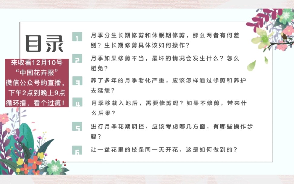 李文凯大师讲月季直播来了,本周五下午2点到9点,一起涨姿势!哔哩哔哩bilibili