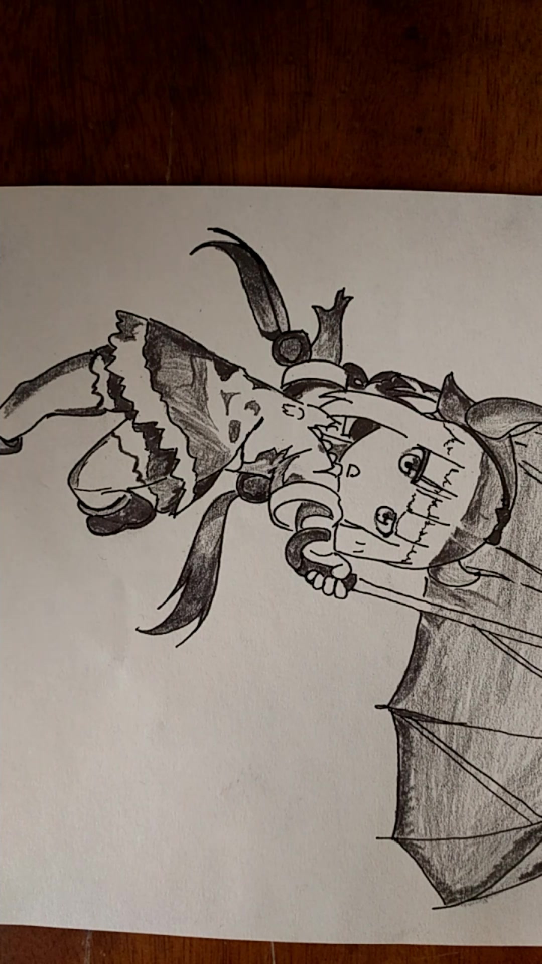 小林家的龙女仆康娜同人黑白画