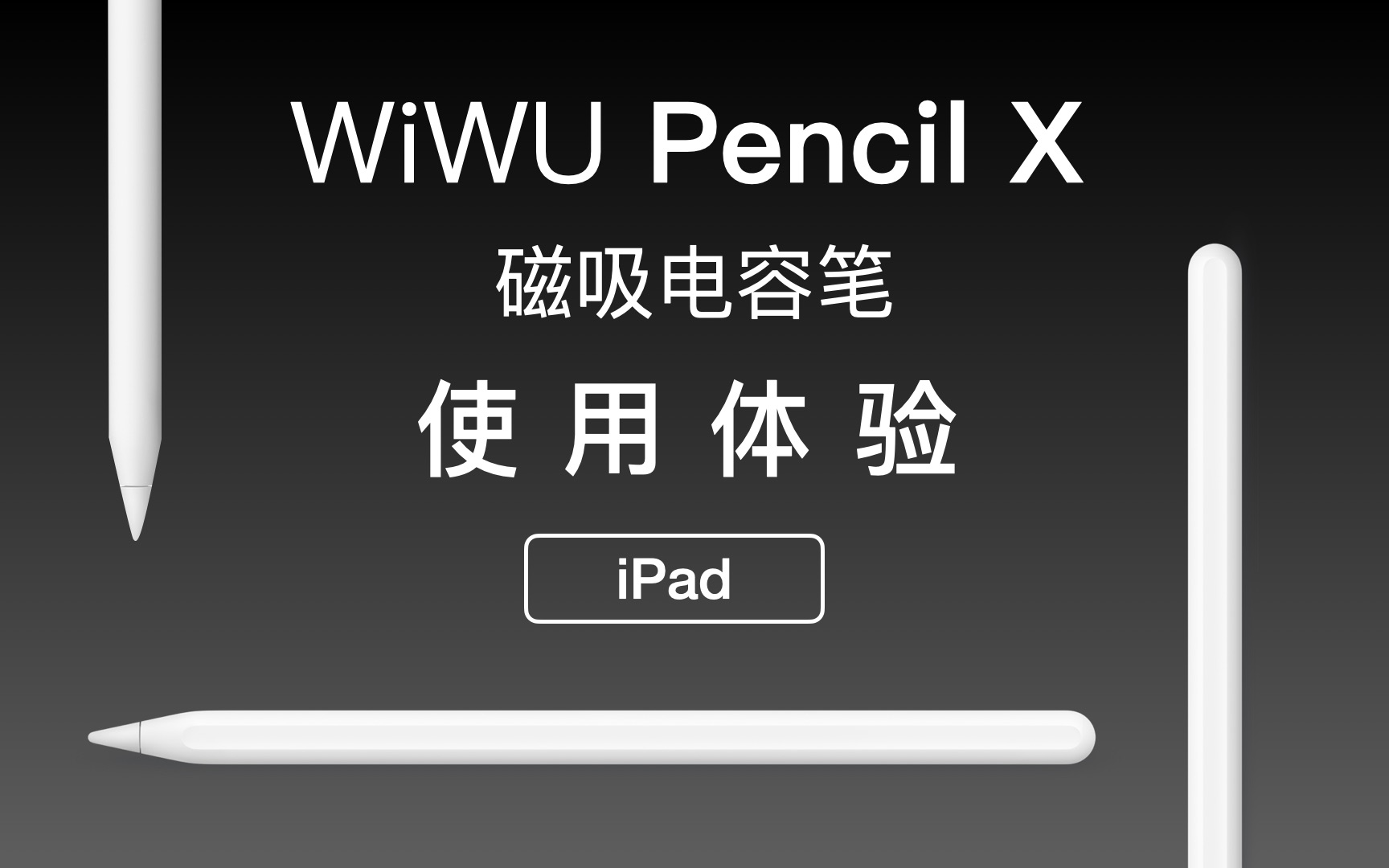 WiWU Pencil X磁吸电容笔使用体验适用于iPad Apple Pencil平替笔哔哩哔哩bilibili