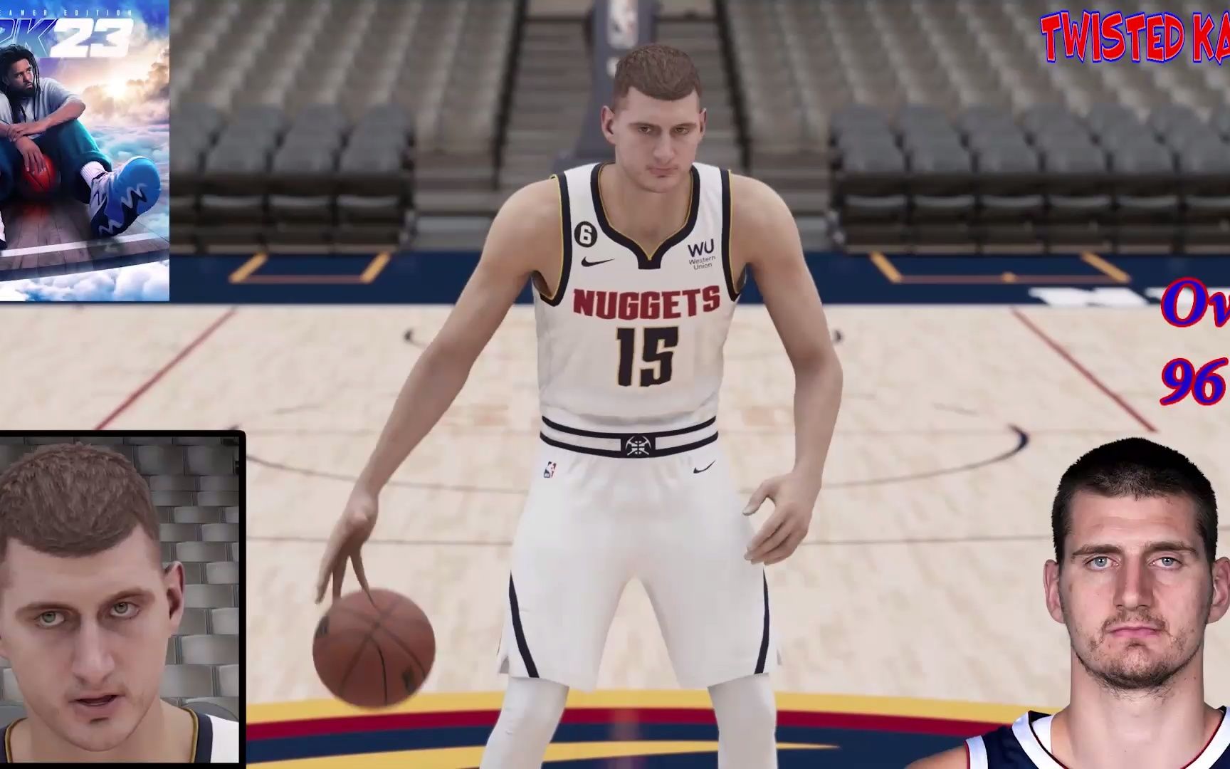 尼古拉·约基奇评级和面部进化(nba 2k16 - nba 2k23)