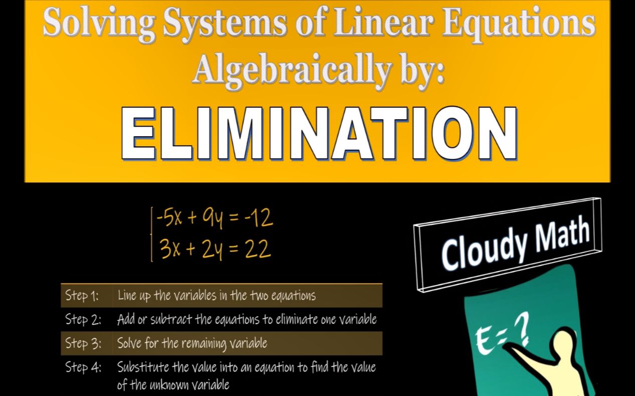 eng | lesson 7 solving systems of linear equations algebraically