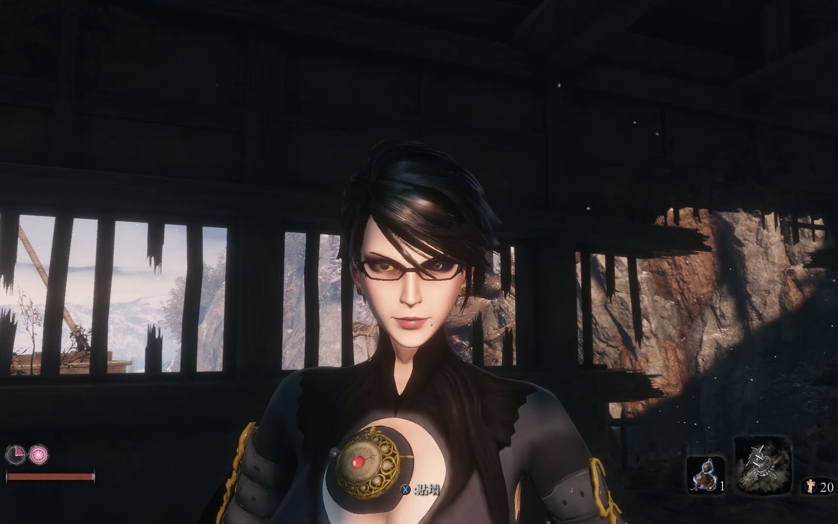 只狼mod 魔女贝姐添加脸部骨骼-给眼睛加光材质-异瞳有眼神美美达