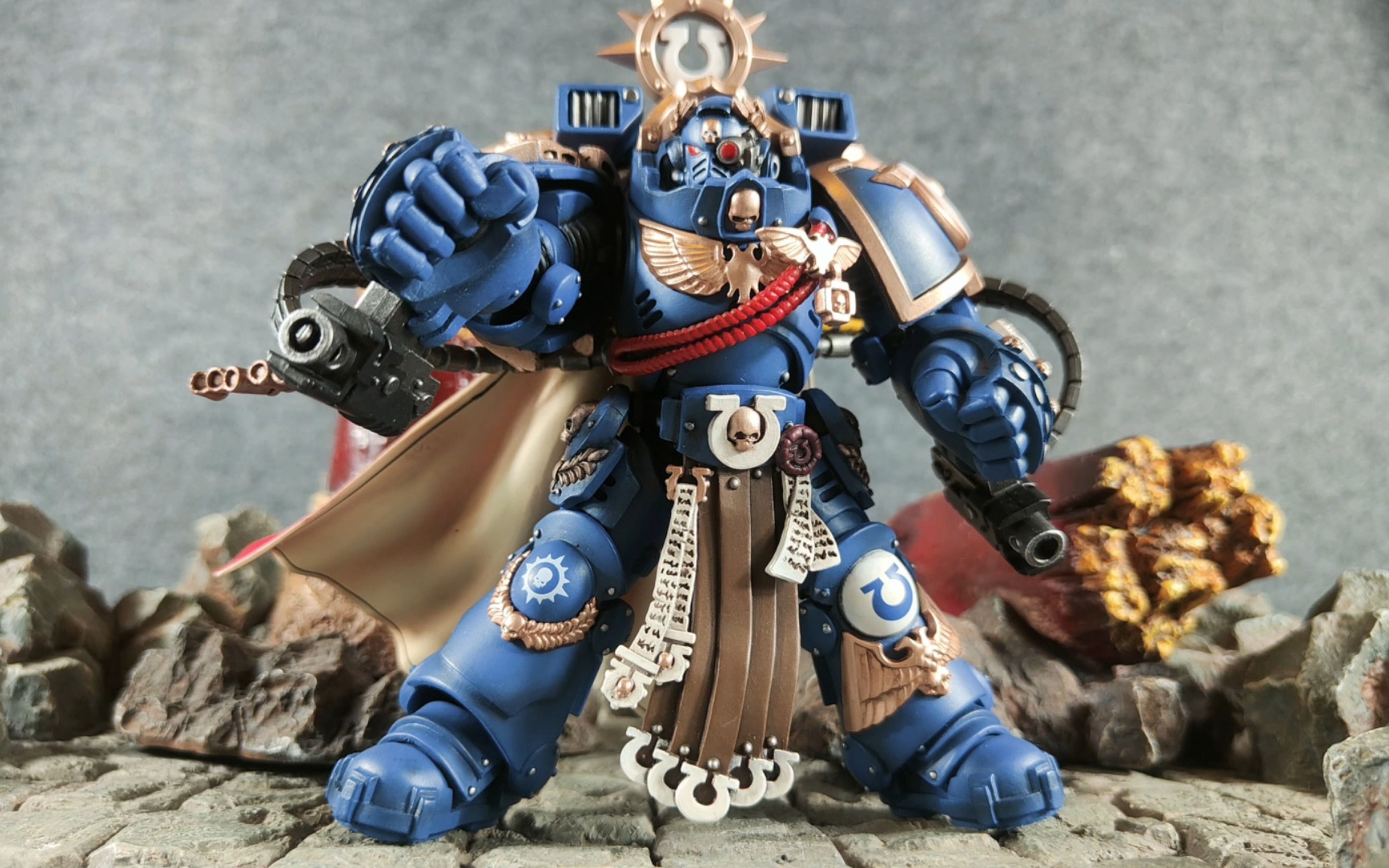 joytoy 战锤40k 极限战团战团长 卡尔加