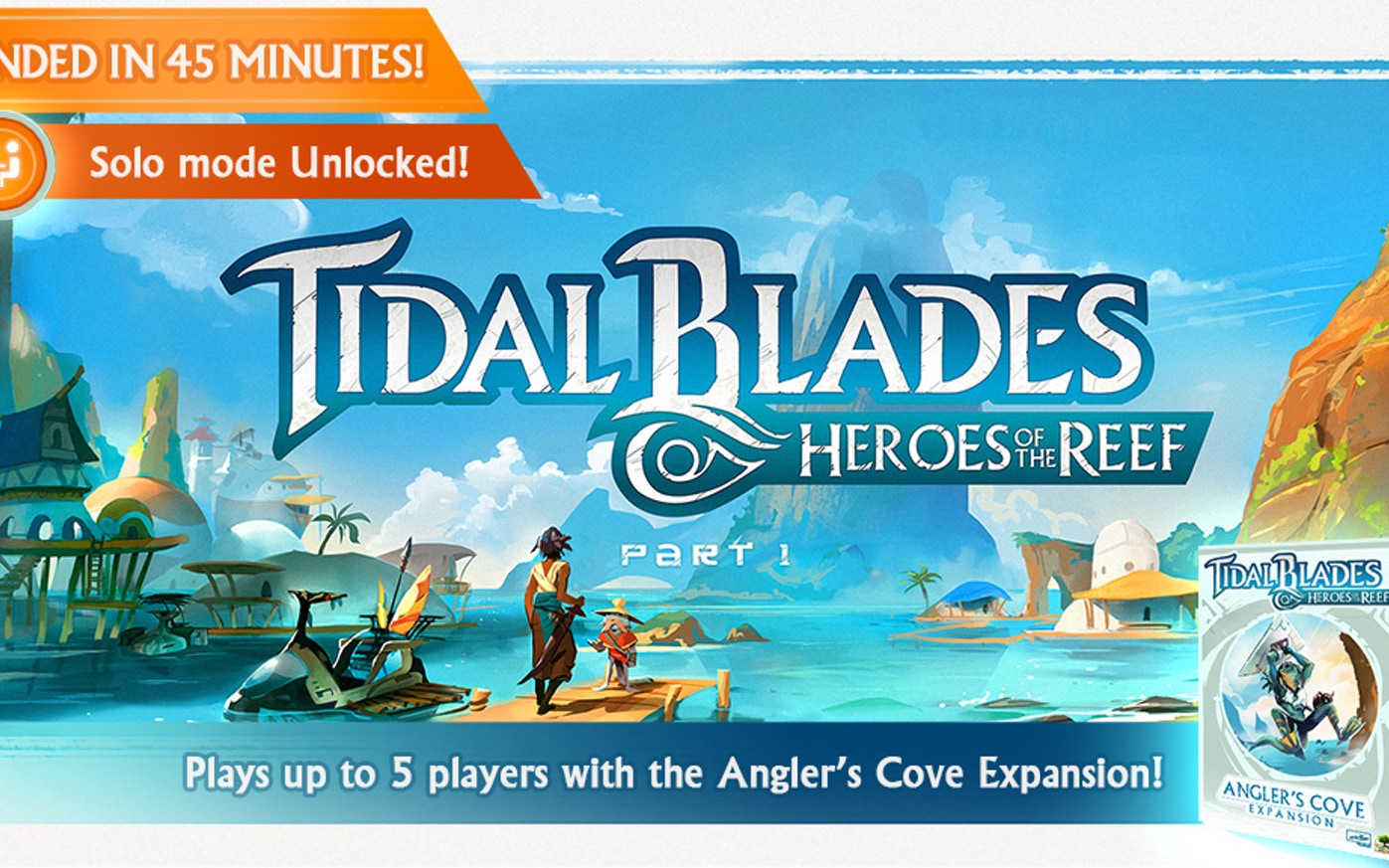 [图]Tidal Blades:Heroes of the Reef - 3 Player Gameplay - (Quackalope Games)海潮之刃