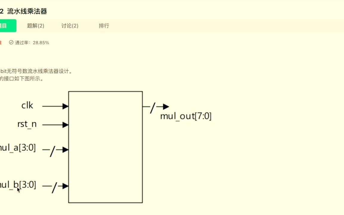 牛客网Verilog刷题(进阶) VL32 流水线乘法器哔哩哔哩bilibili