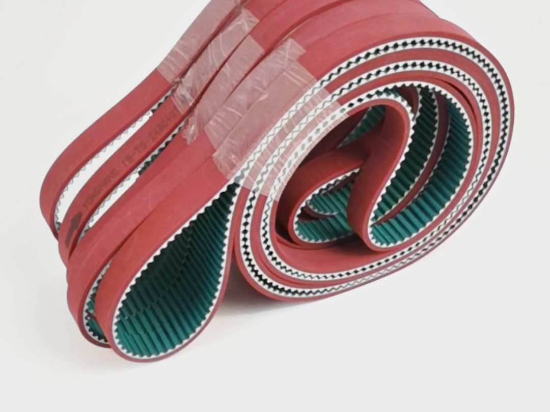 永航t5-2480-18pu红胶齿布同步带 制管机皮带 可做开口或环形同步带