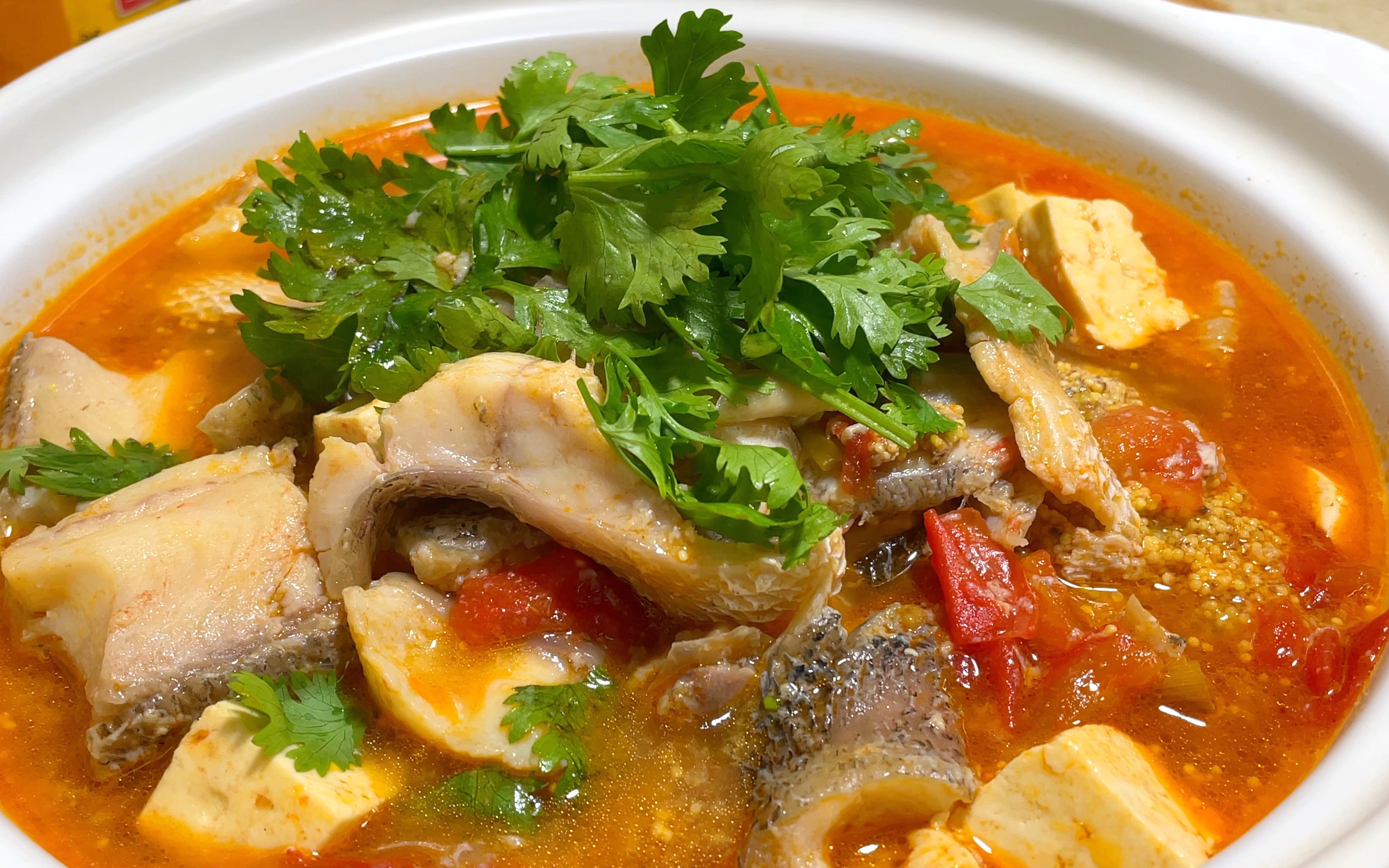 用黑鱼做的番茄鱼 刺少还好吃