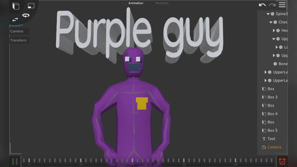 没事用p3d做了个紫衣人