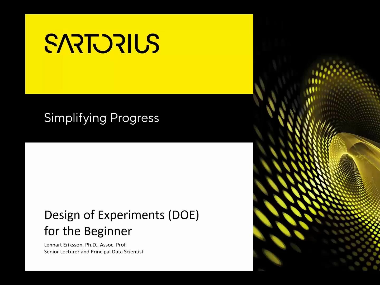 DOE 1  Design of Experiments (DOE) for the Beginner哔哩哔哩bilibili