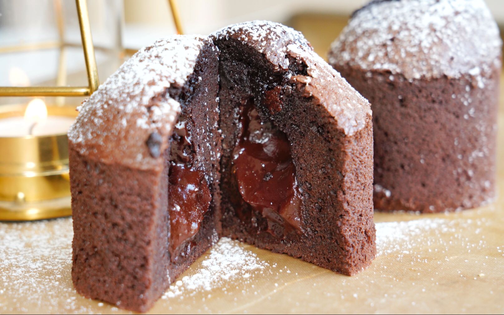 日本甜点师的高颜值美味巧克力流心蛋糕"心太软"