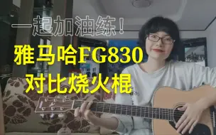 Descargar video: 【吉他测评】新买的雅马哈fg830与烧火棍的对比