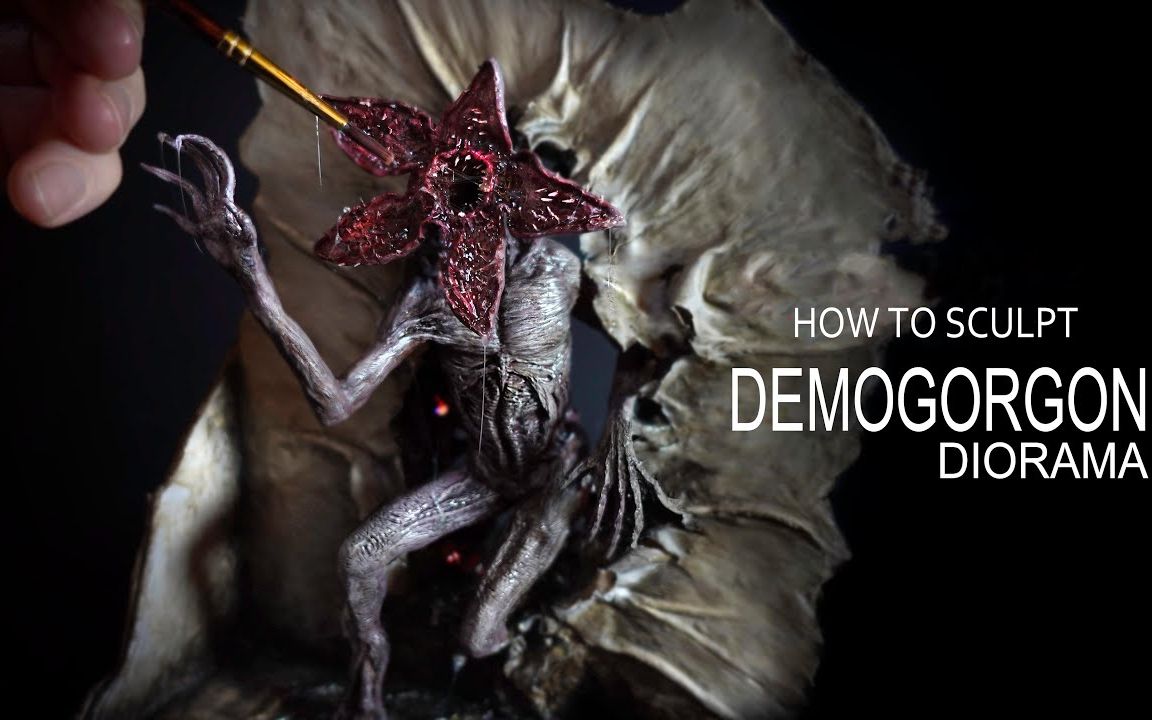 如何从零开始,制作怪奇物语中的魔神~狄摩高根~【手工大佬 judd