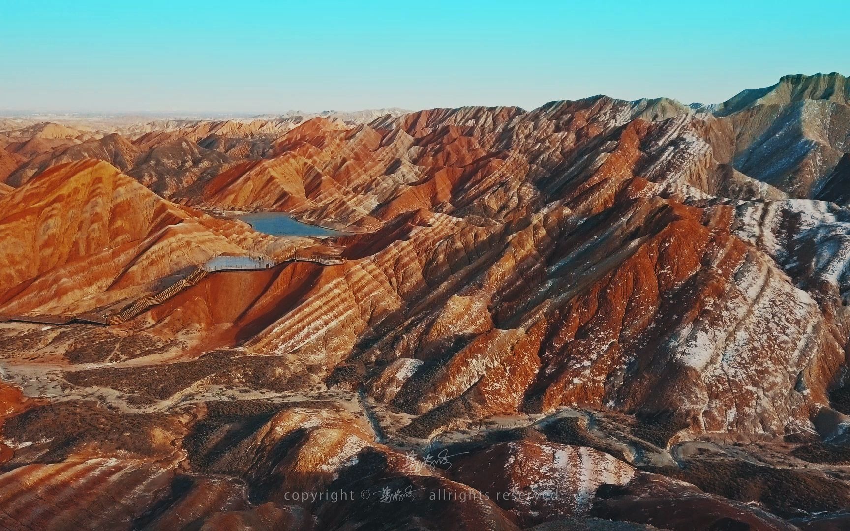 震撼航拍!张掖七彩丹霞China Zhangye Danxia landform哔哩哔哩bilibili