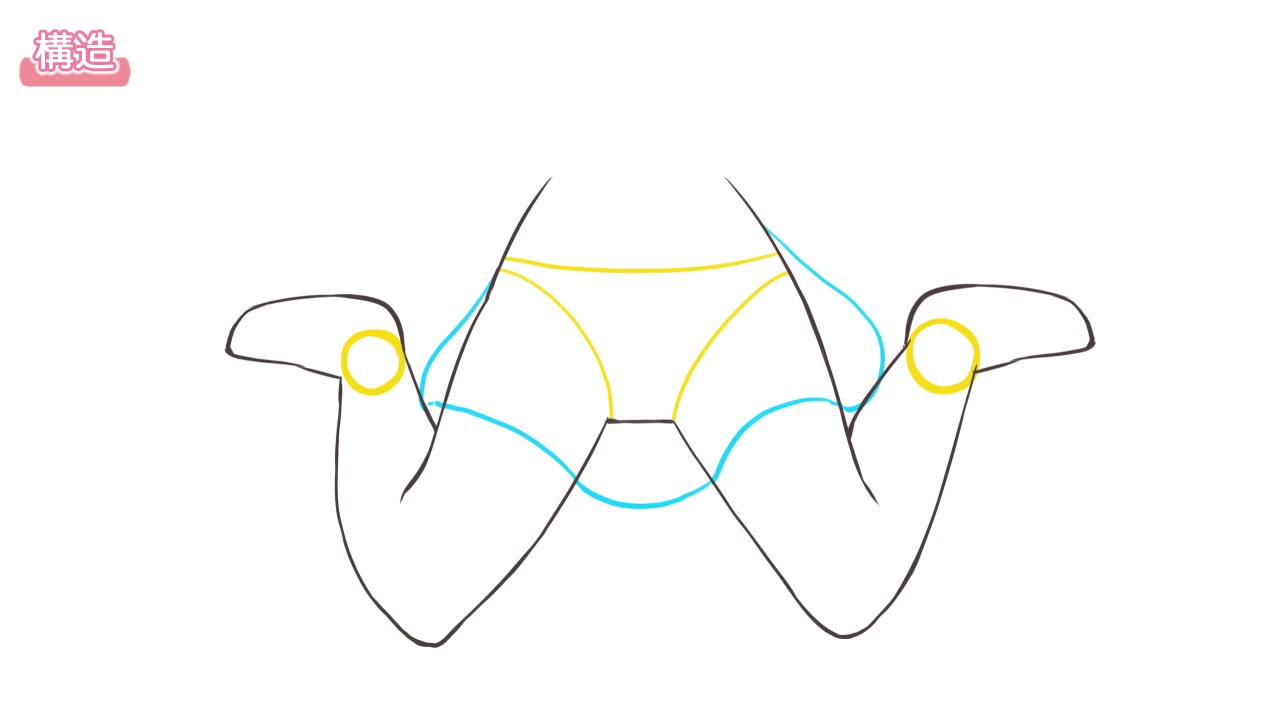 【绘画教学】超可爱的鸭子坐画法!